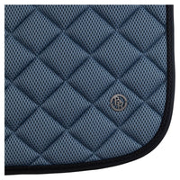 BR Evy Mesh in Captains blue dressage saddlepad
