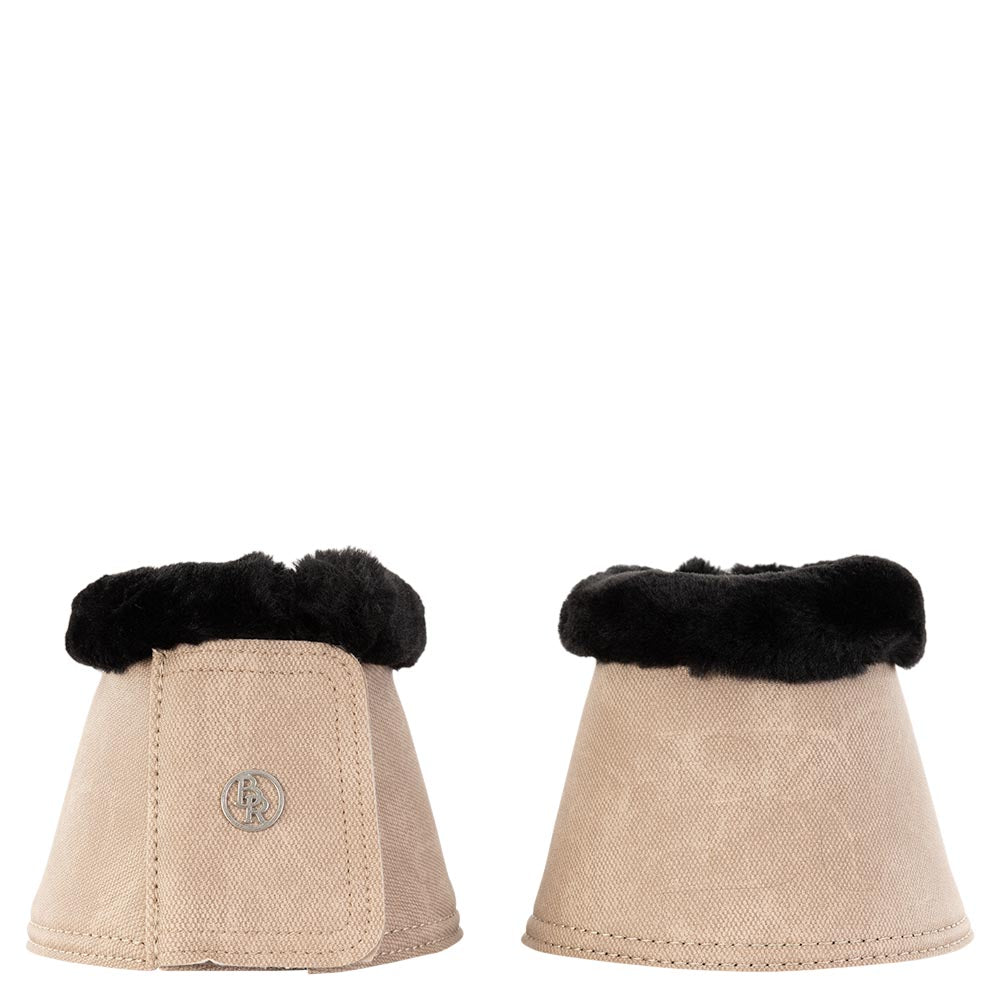 BR Majestic Djoy Taupe grey faux fur overreach boots