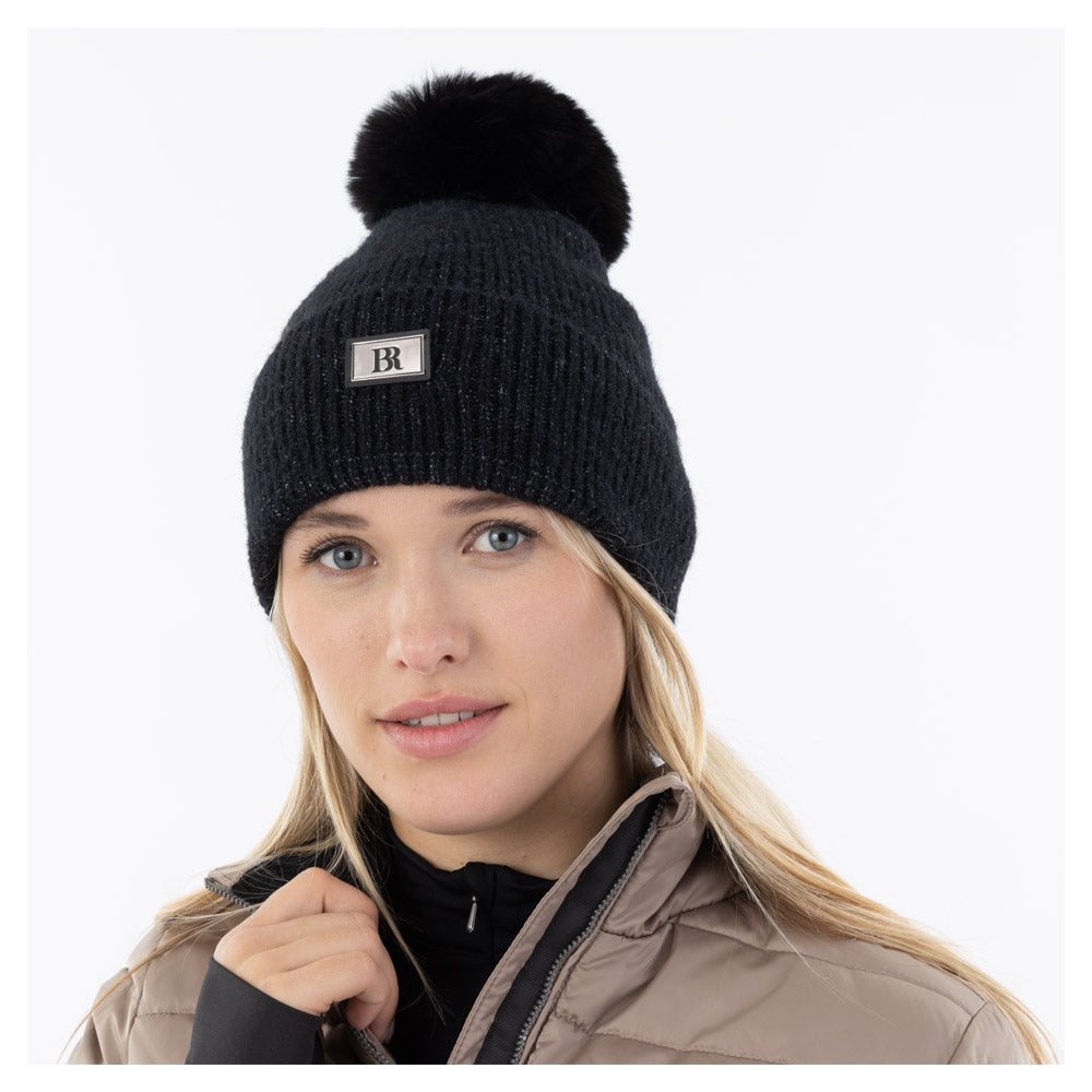 BR Donna pom Beanie hat in Meteorite