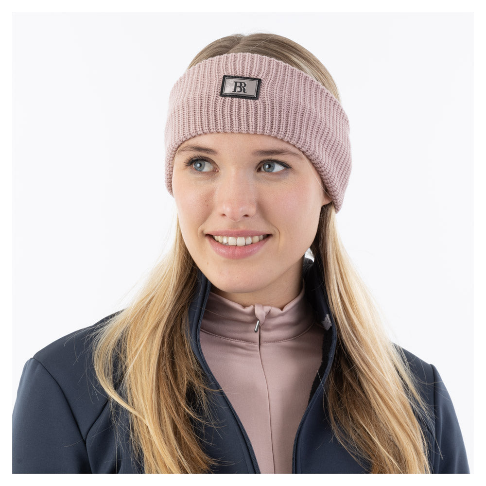 BR knitted headband in Rose