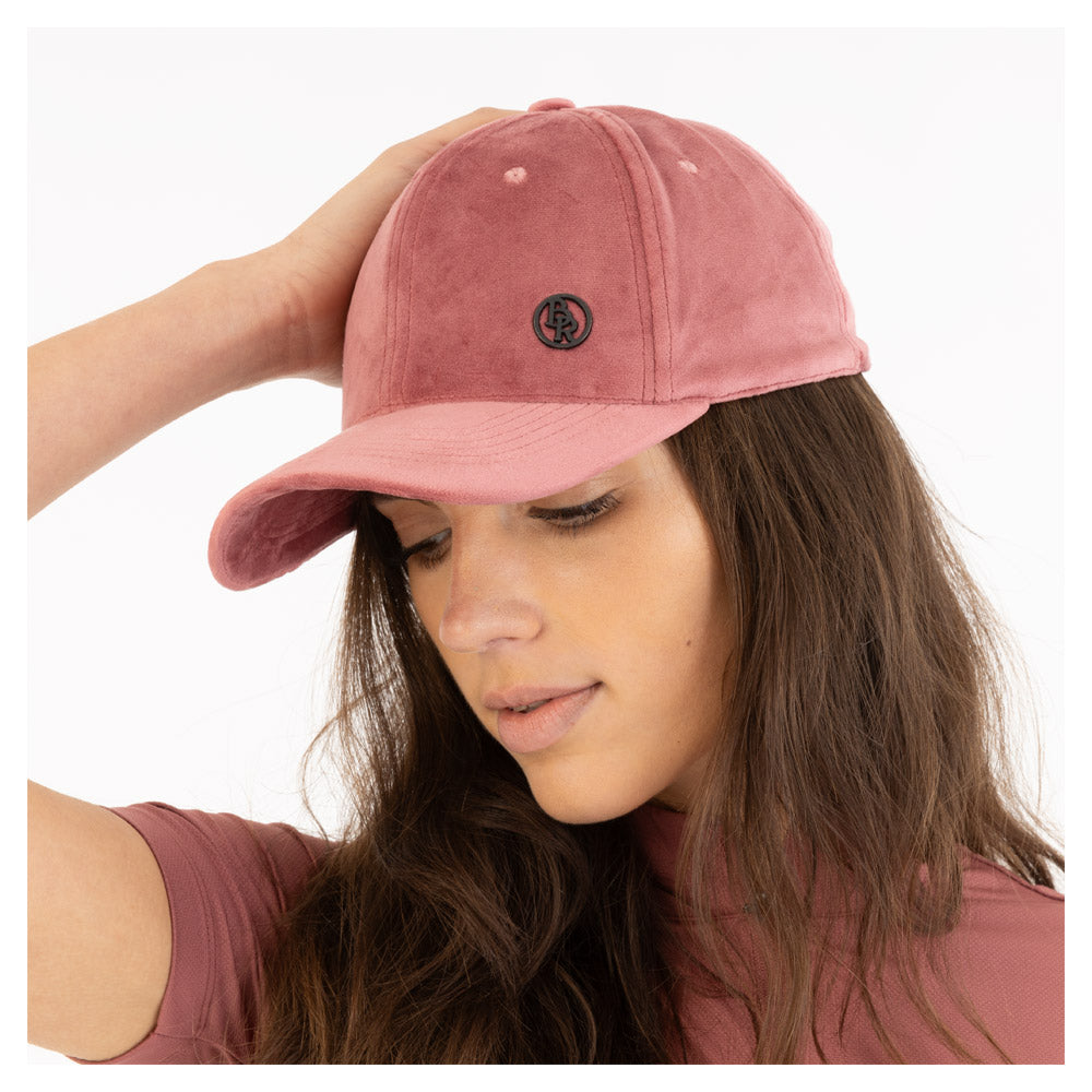 BR velvet cap in Roan Rouge