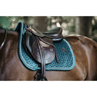 Kentucky Emerald velvet dressage saddlepad