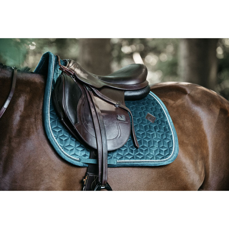 Kentucky Emerald velvet dressage saddlepad