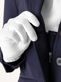 PS of Sweden mesh gloves in white