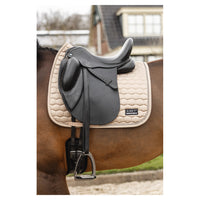 Anky Greige Stepped satin dressage saddlepad