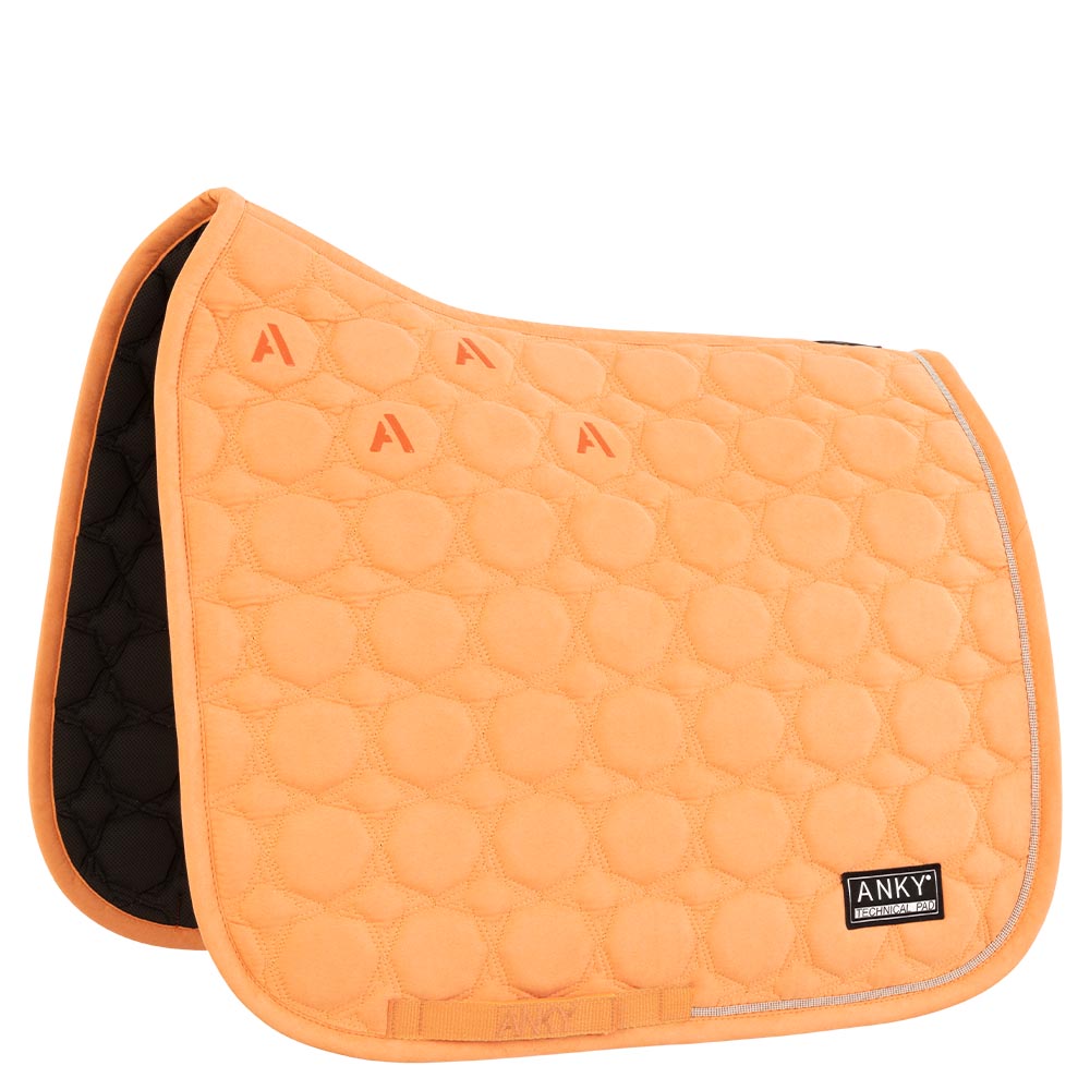 Anky Gold sunset suede dressage saddlepad