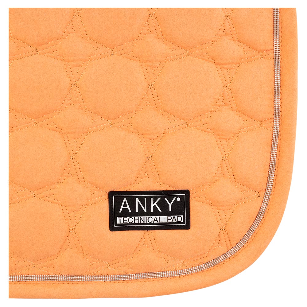 Anky Gold sunset suede dressage saddlepad