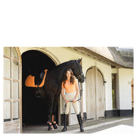 Anky Gold sunset suede dressage saddlepad