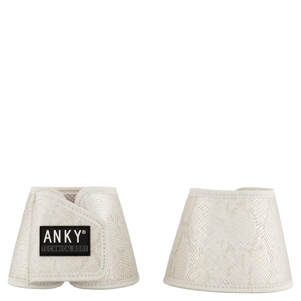 Anky frosted almond lizard metallic overreach boots