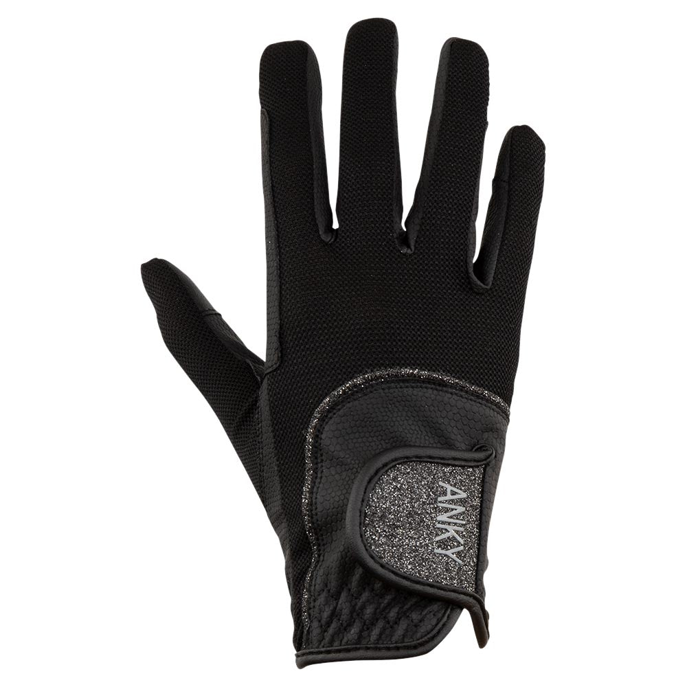 Anky gloves technical mesh in Black  glitter