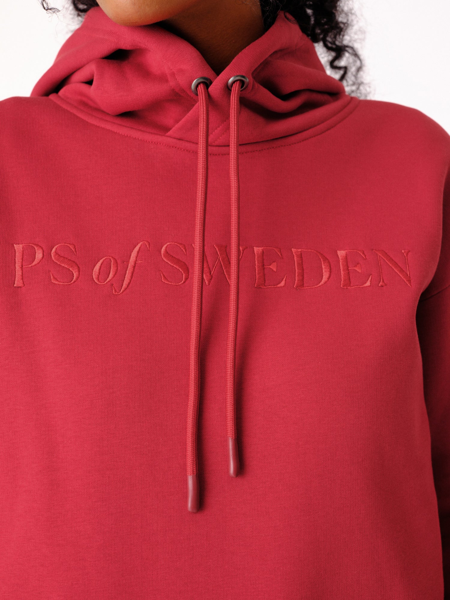 PS of Sweden Angela Chilli red hoodie