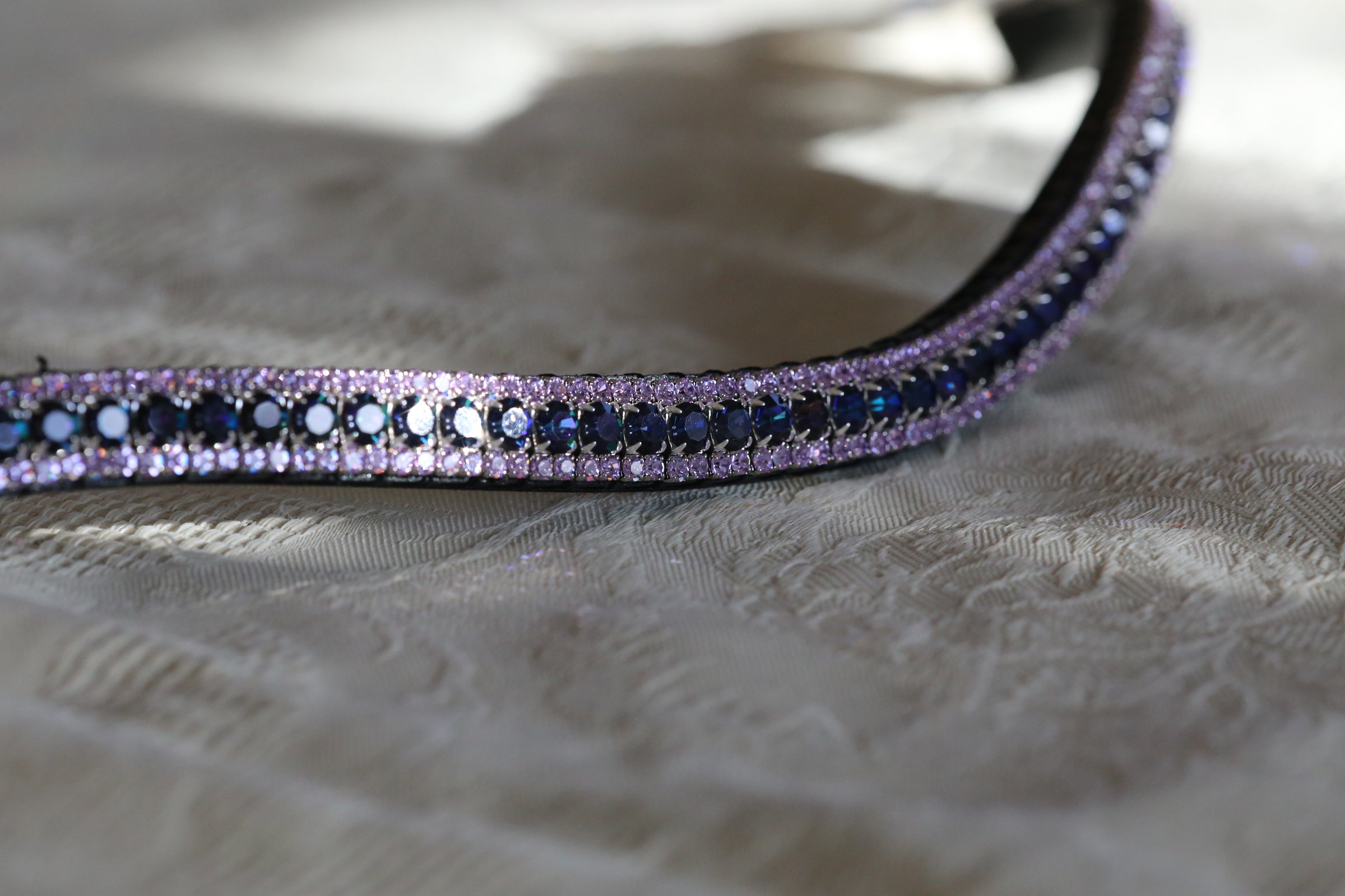 Equiture Heliotrope and violet browband