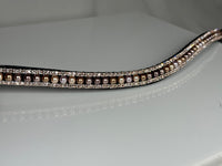 Equiture Rose gold wave fade pearl browband