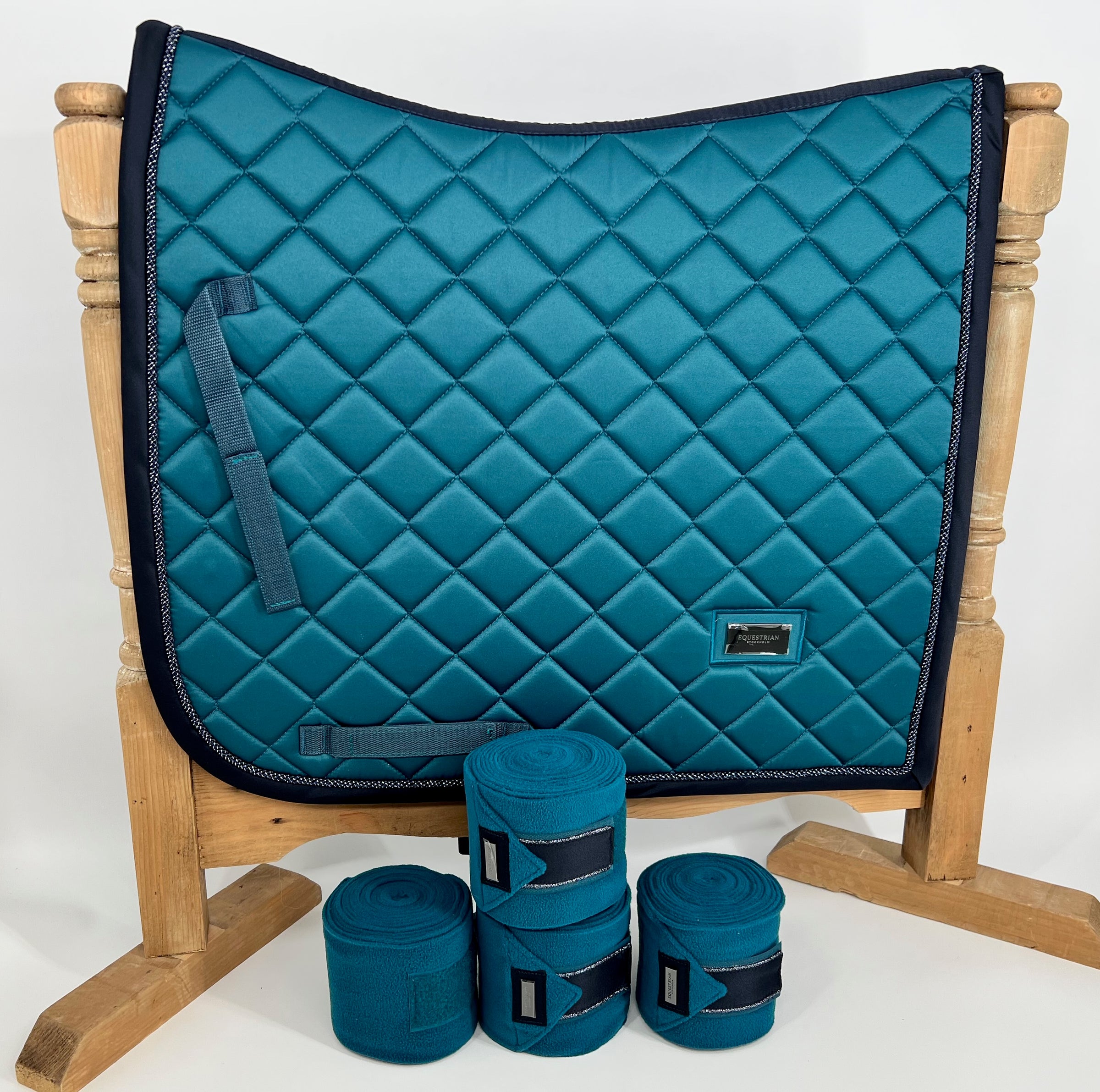 Equestrian Stockholm Aurora blue dressage set