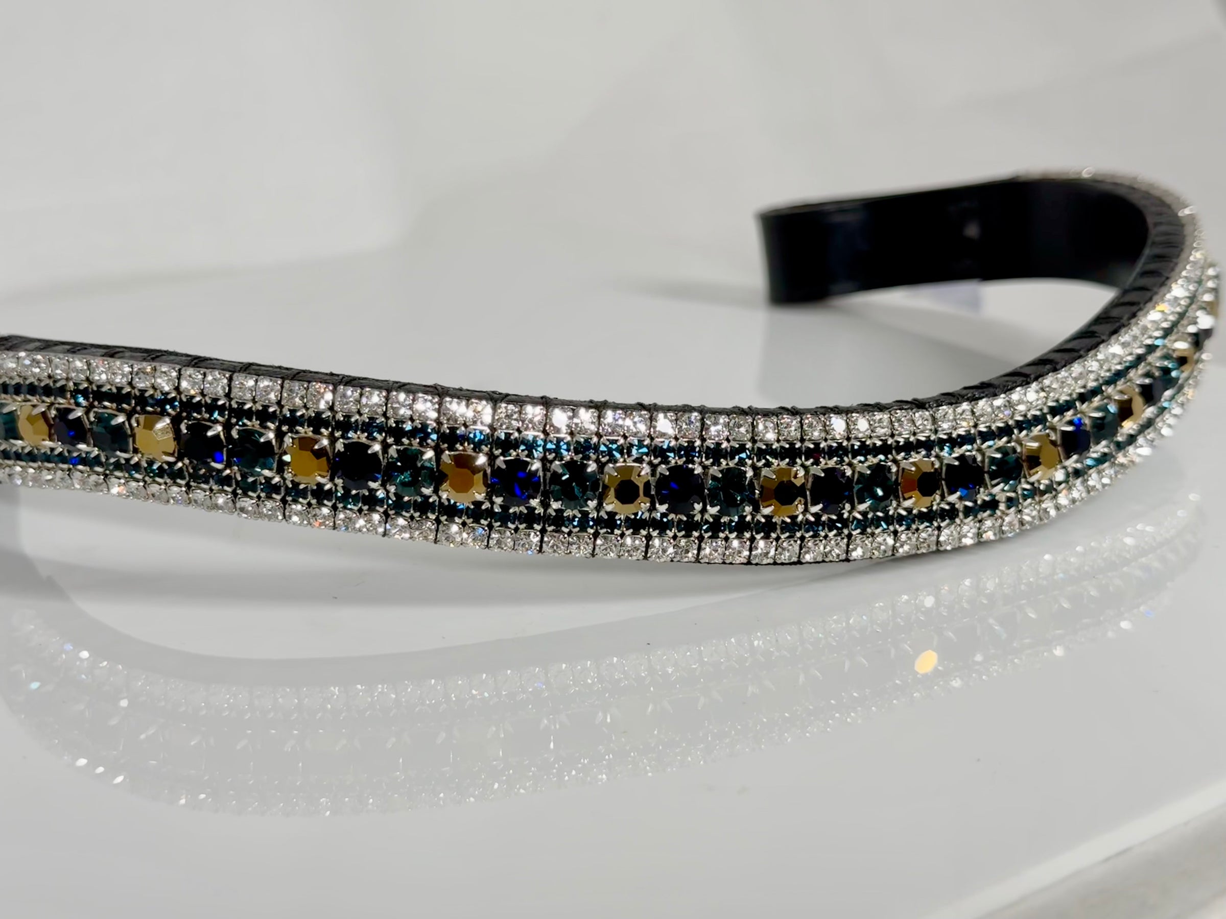 Equiture Alternating montana/monte carlo/indigo - Cob, megabling curve, black