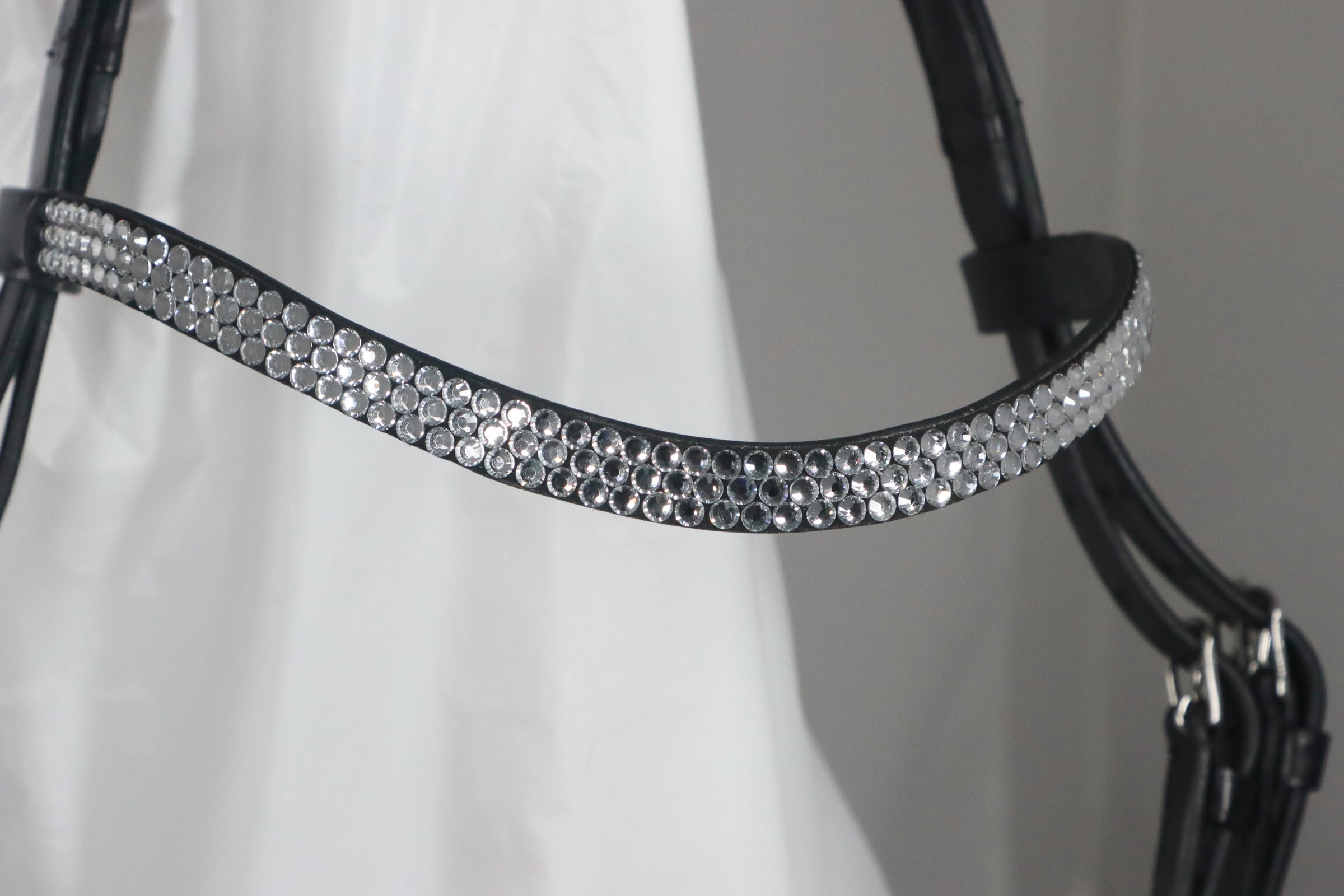 BR Cambridge black leather snaffle bridle