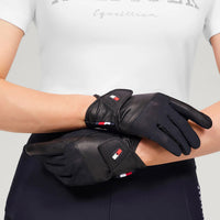 Tommy Hilfiger Duke riding gloves in black