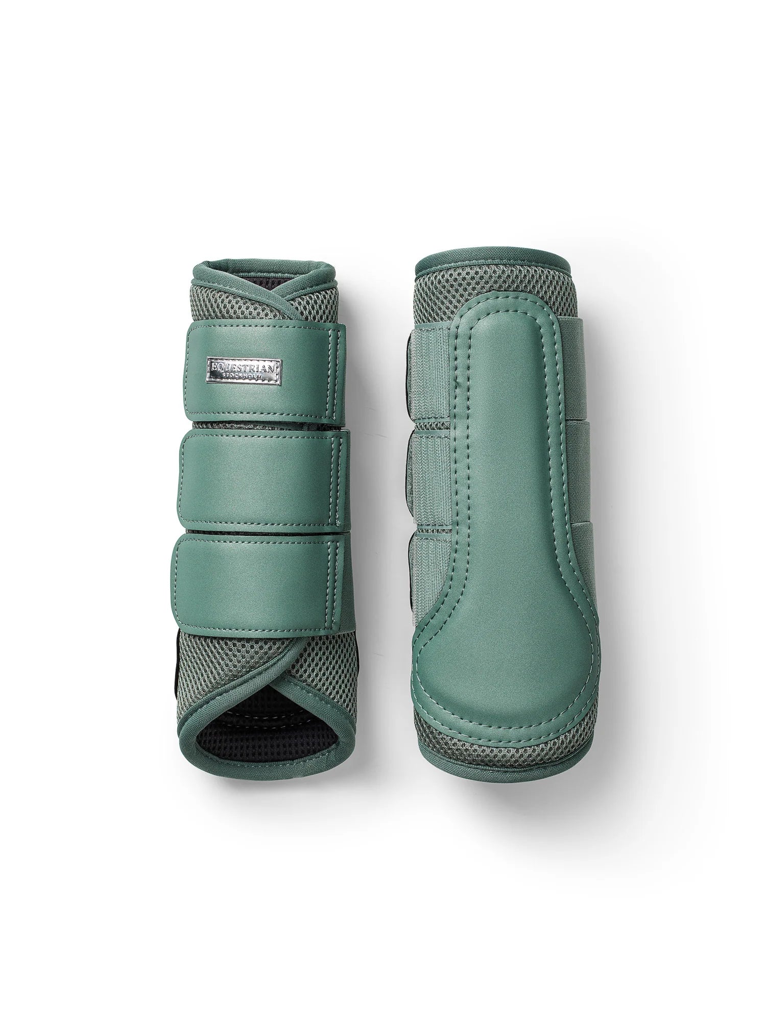 Equestrian Stockholm mint mesh boots