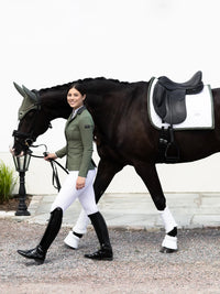 Equestrian Stockholm White Striking Valley Modern dressage saddlepad