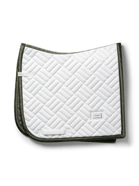 Equestrian Stockholm White Striking Valley Modern dressage saddlepad