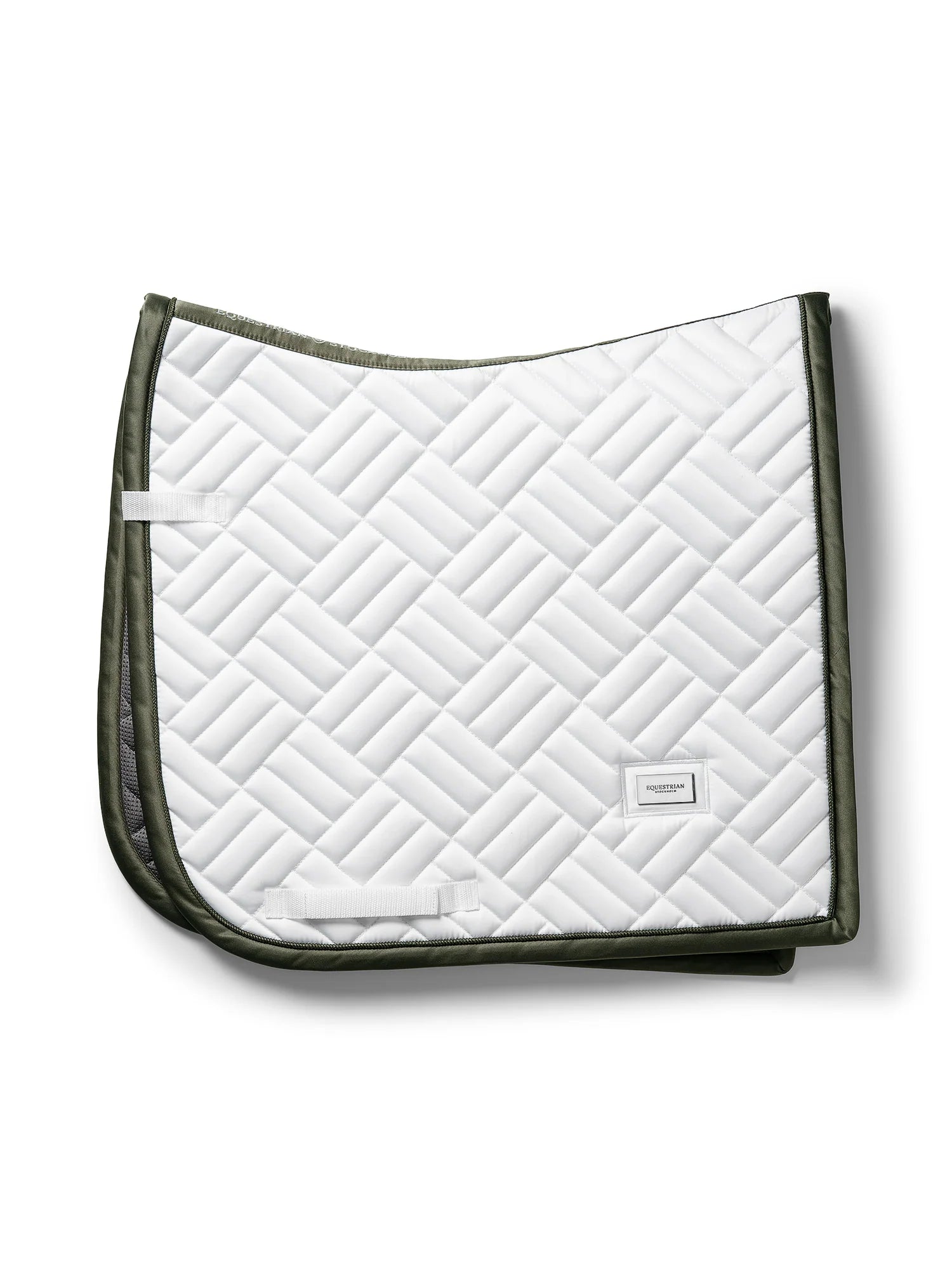 Equestrian Stockholm White Striking Valley Modern dressage saddlepad