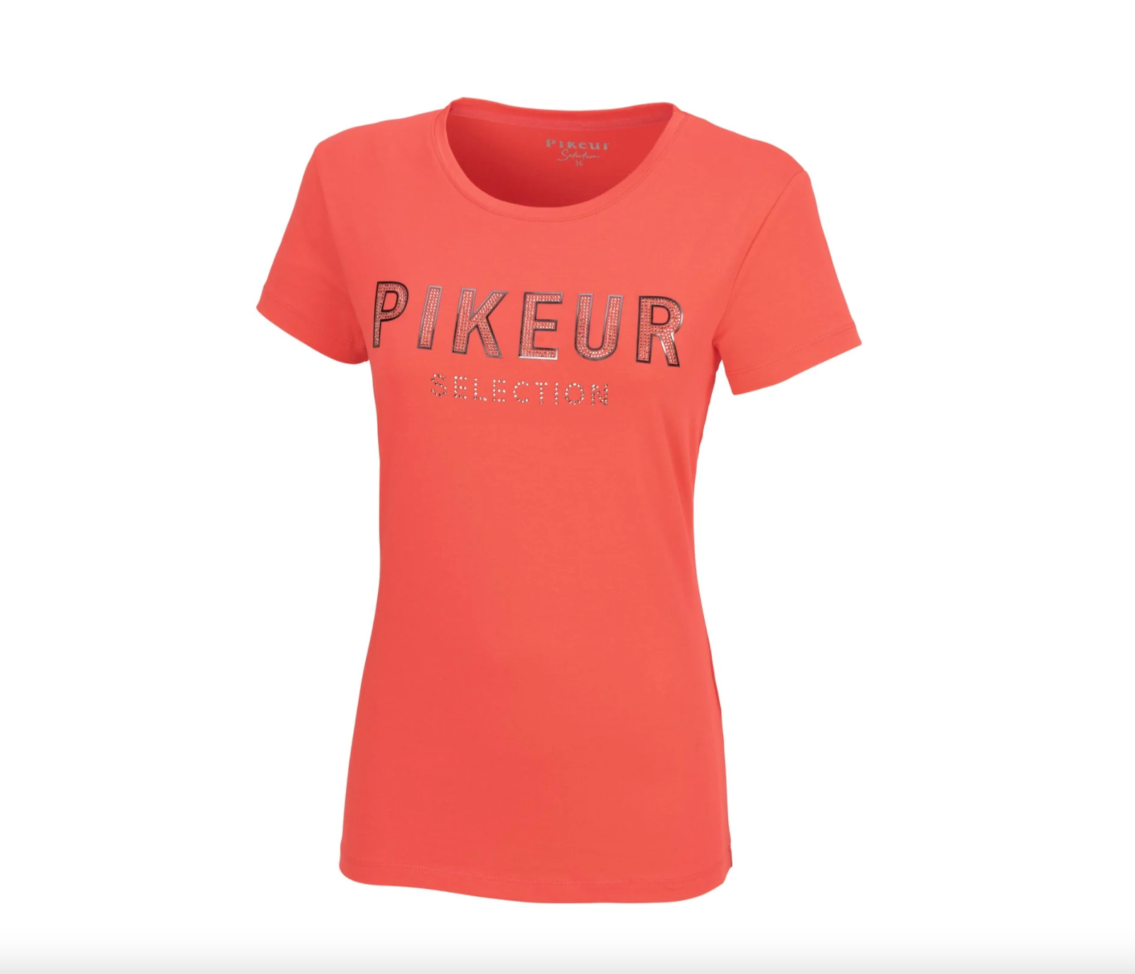 Pikeur Vida ladies t-shirt in Coral Red