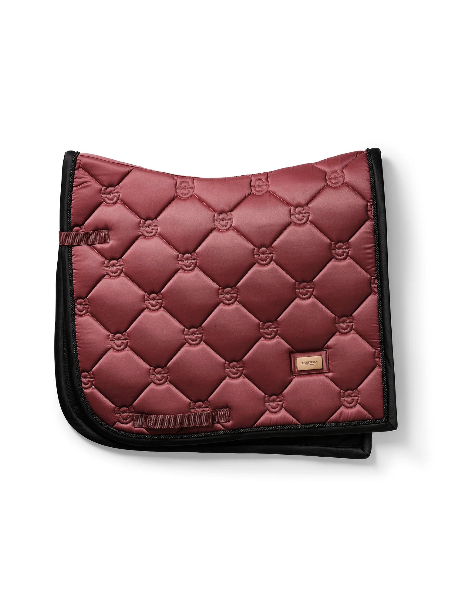 Equestrian Stockholm soft rouge dressage saddlepad