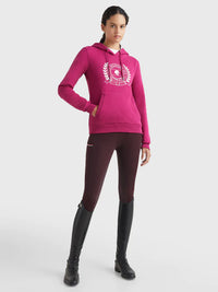 Tommy Hilfiger equestrian Italian wine hoody- 1 medium left