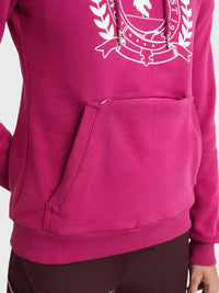 Tommy Hilfiger equestrian Italian wine hoody- 1 medium left