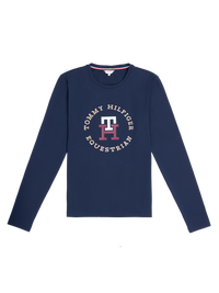 Tommy Hilfiger Ohio graphic training t-shirt in desert sky
