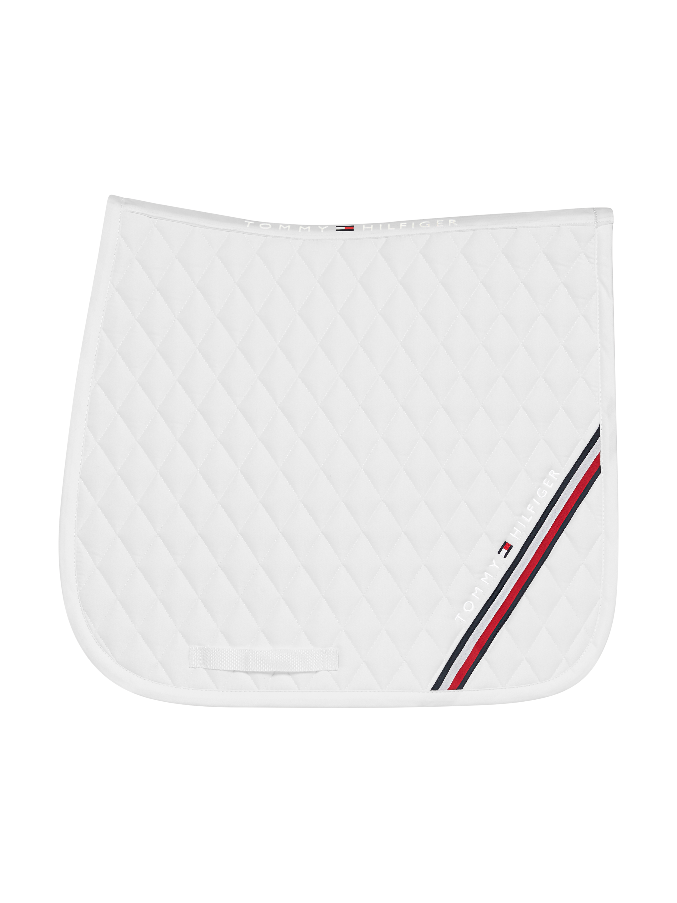 Tommy Hilfiger stanford dressage saddlepad in white