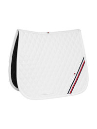 Tommy Hilfiger stanford dressage saddlepad in white