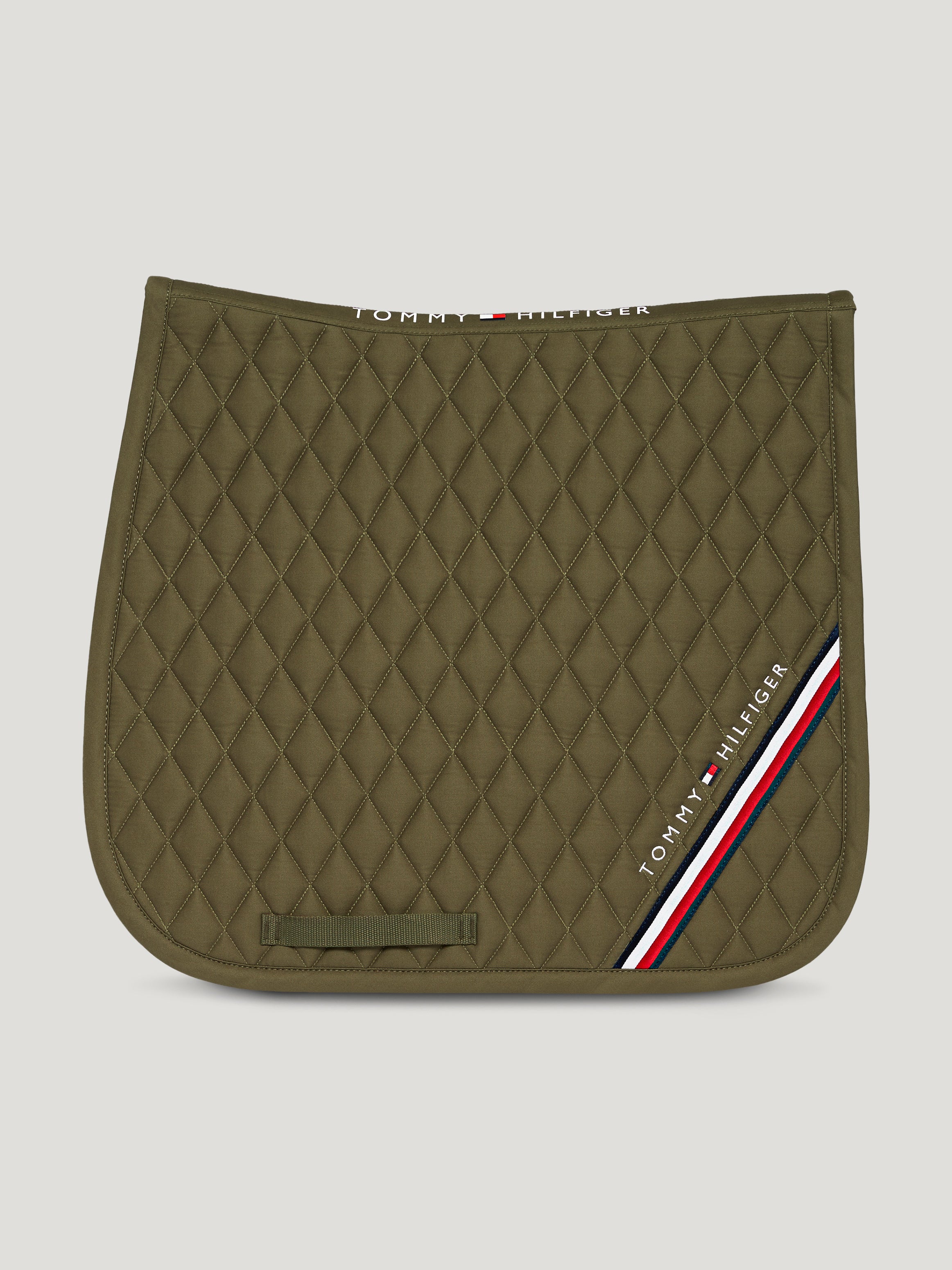 Tommy Hilfiger stanford dressage saddlepad in utility olive