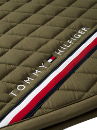Tommy Hilfiger stanford dressage saddlepad in utility olive