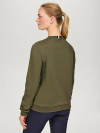 Tommy Hilfiger Evans graphic sweatshirt in Utiliy Olive