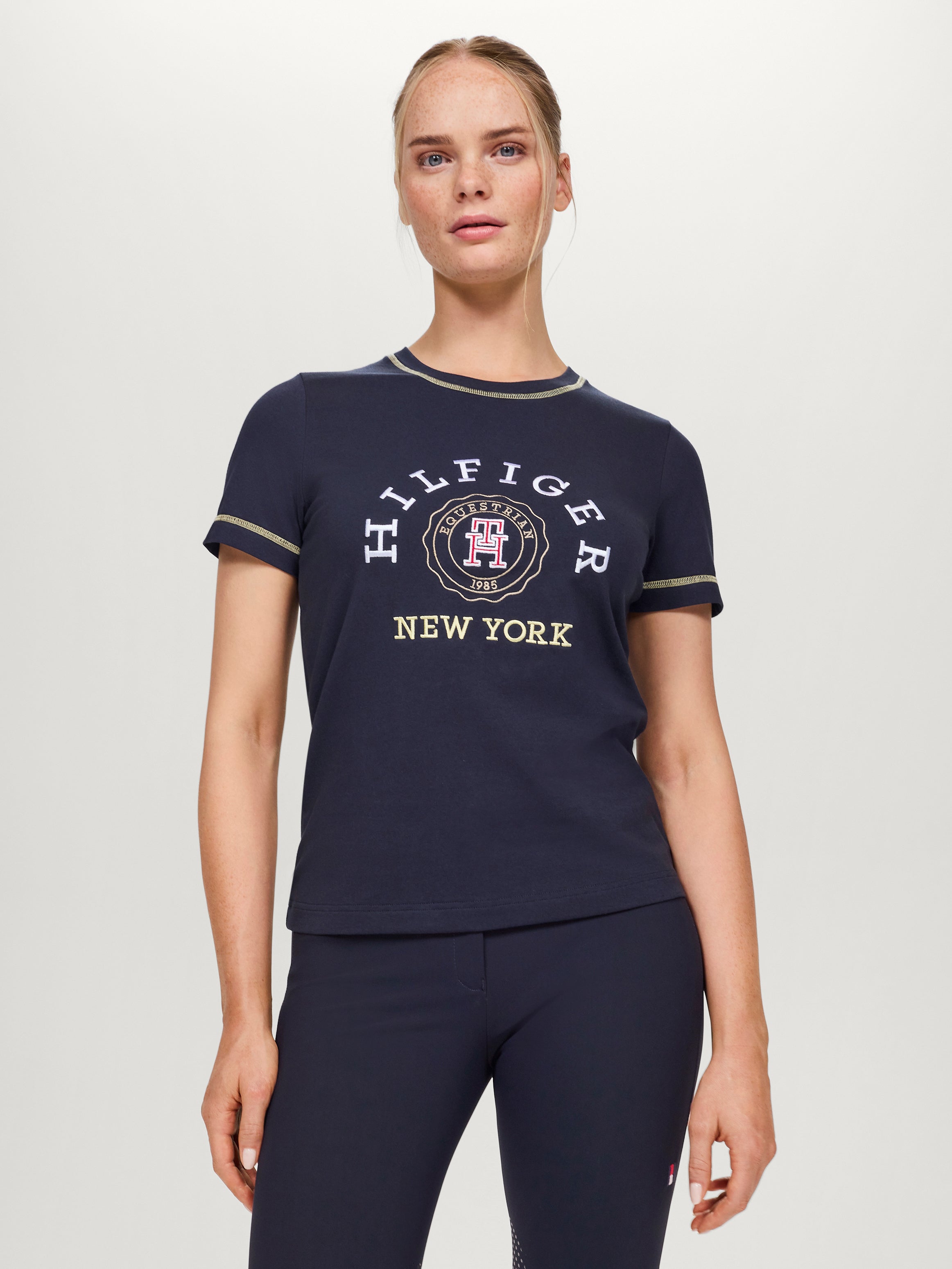 Tommy Hilfiger Newport graphic t-shirt in Desert sky
