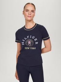Tommy Hilfiger Newport graphic t-shirt in Desert sky