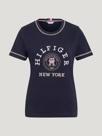 Tommy Hilfiger Newport graphic t-shirt in Desert sky