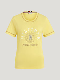 Tommy Hilfiger Newport graphic t-shirt in citronella