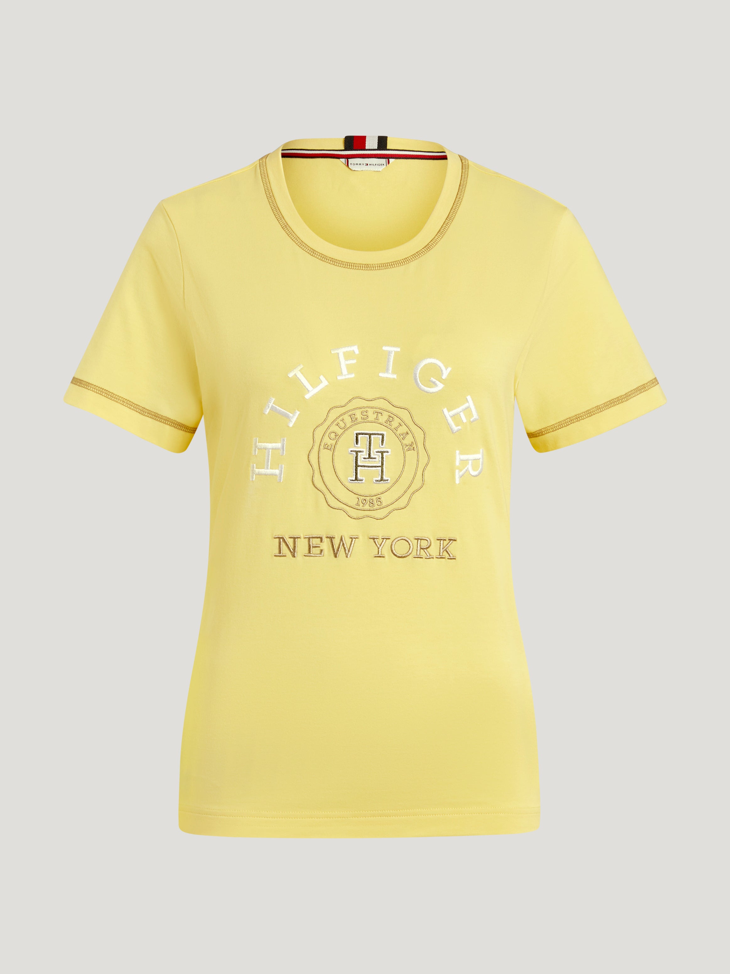 Tommy Hilfiger Newport graphic t-shirt in citronella