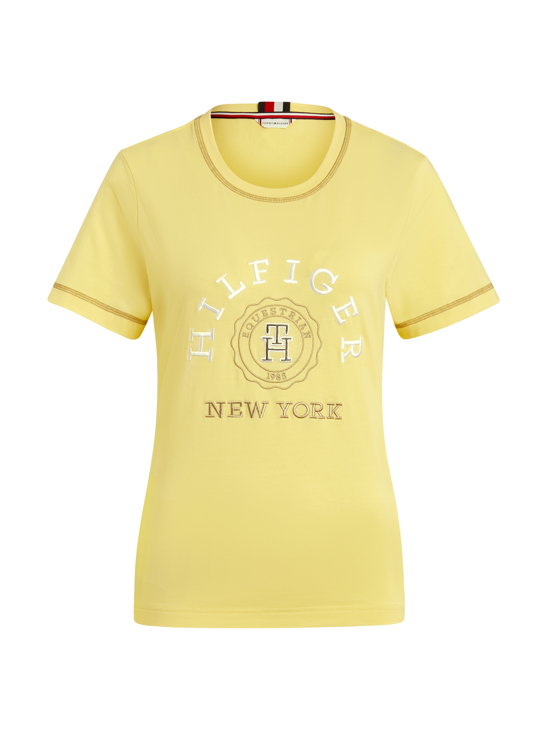 Tommy Hilfiger Newport graphic t-shirt in citronella