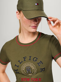 Tommy Hilfiger Newport graphic t-shirt in Utility Olive