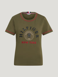 Tommy Hilfiger Newport graphic t-shirt in Utility Olive