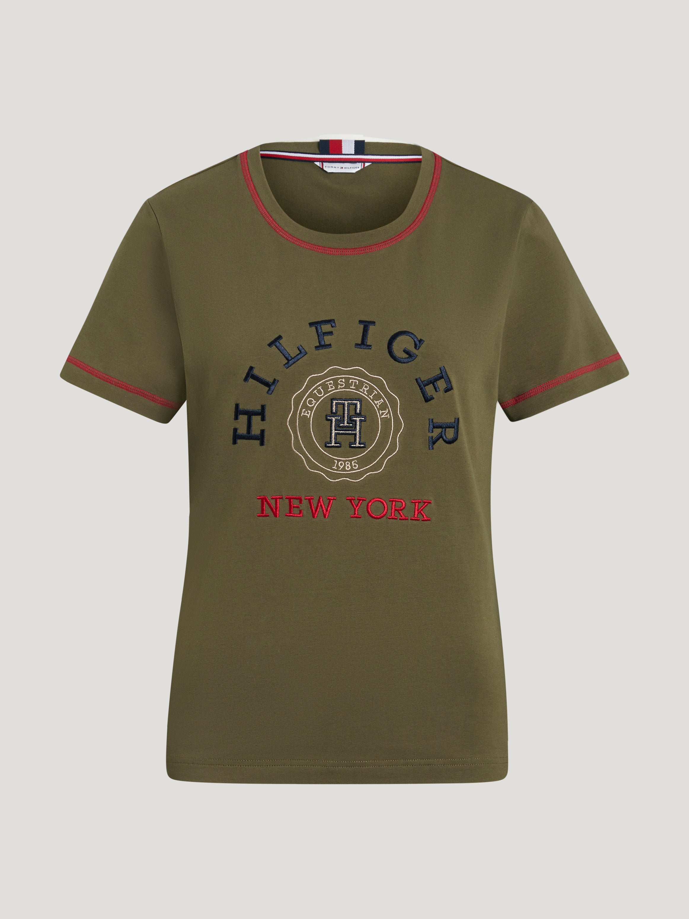 Tommy Hilfiger Newport graphic t-shirt in Utility Olive
