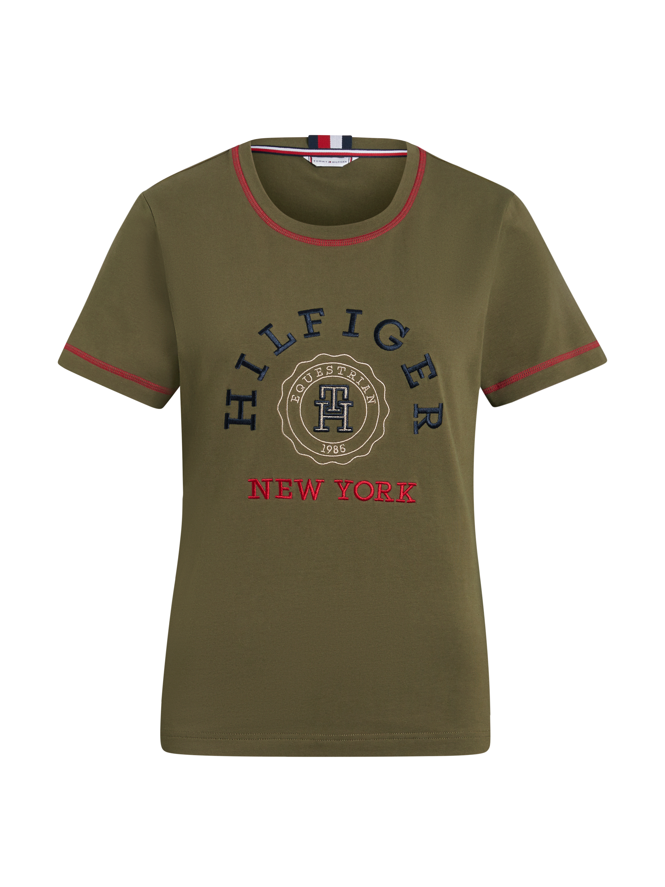 Tommy Hilfiger Newport graphic t-shirt in Utility Olive