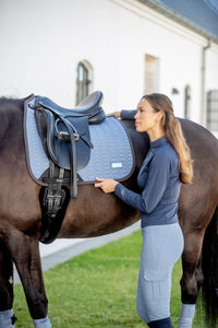 Catago FIR tech Grand dressage pad in Flint stone