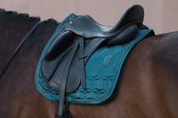 Eskadron Heritage Vintage green satin crystal pony dressage saddlepad