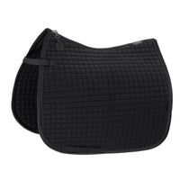 Eskadron Platinum Black cotton saddlepad