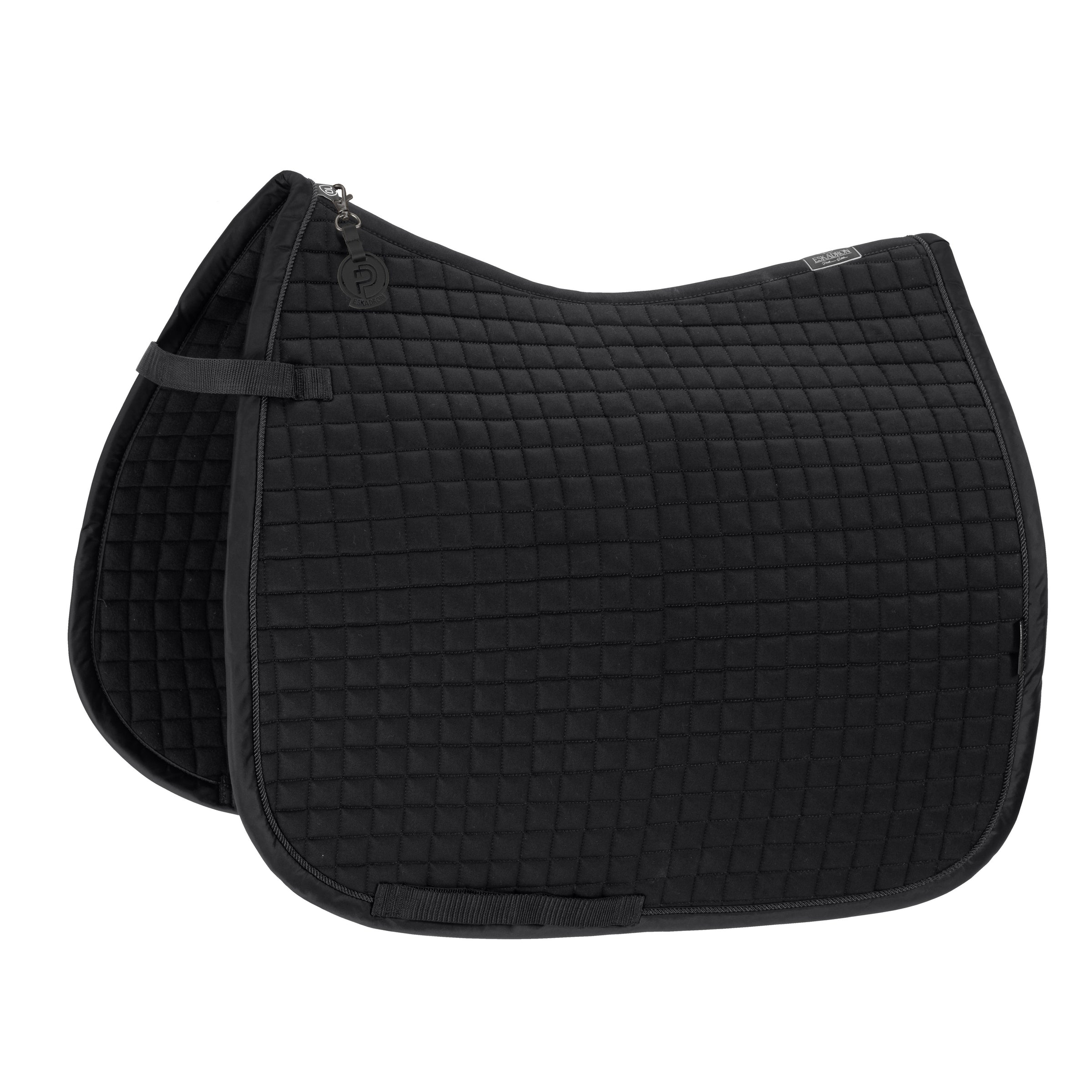 Eskadron Platinum Black cotton saddlepad