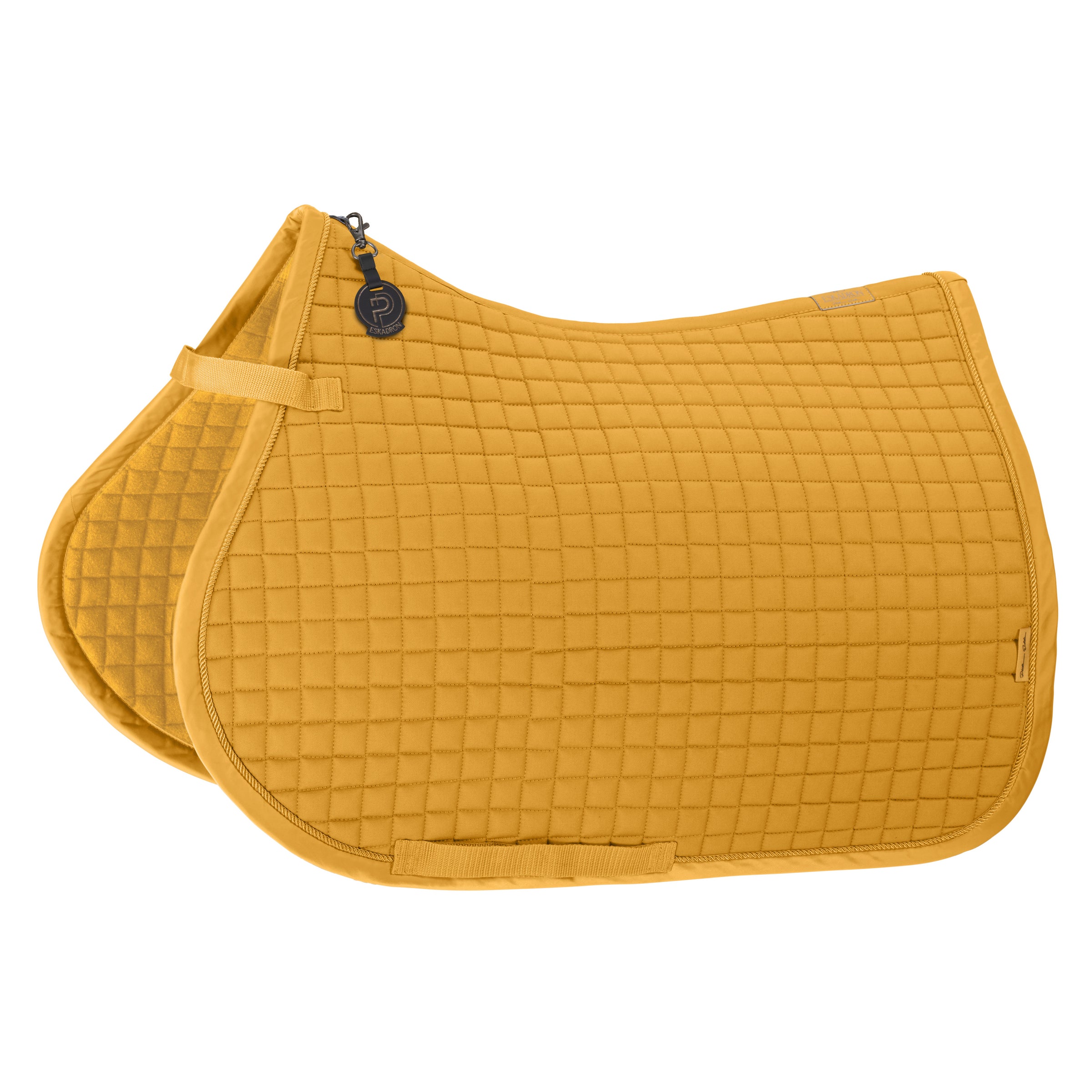 Eskadron Platinum golden yellow cotton saddlepad